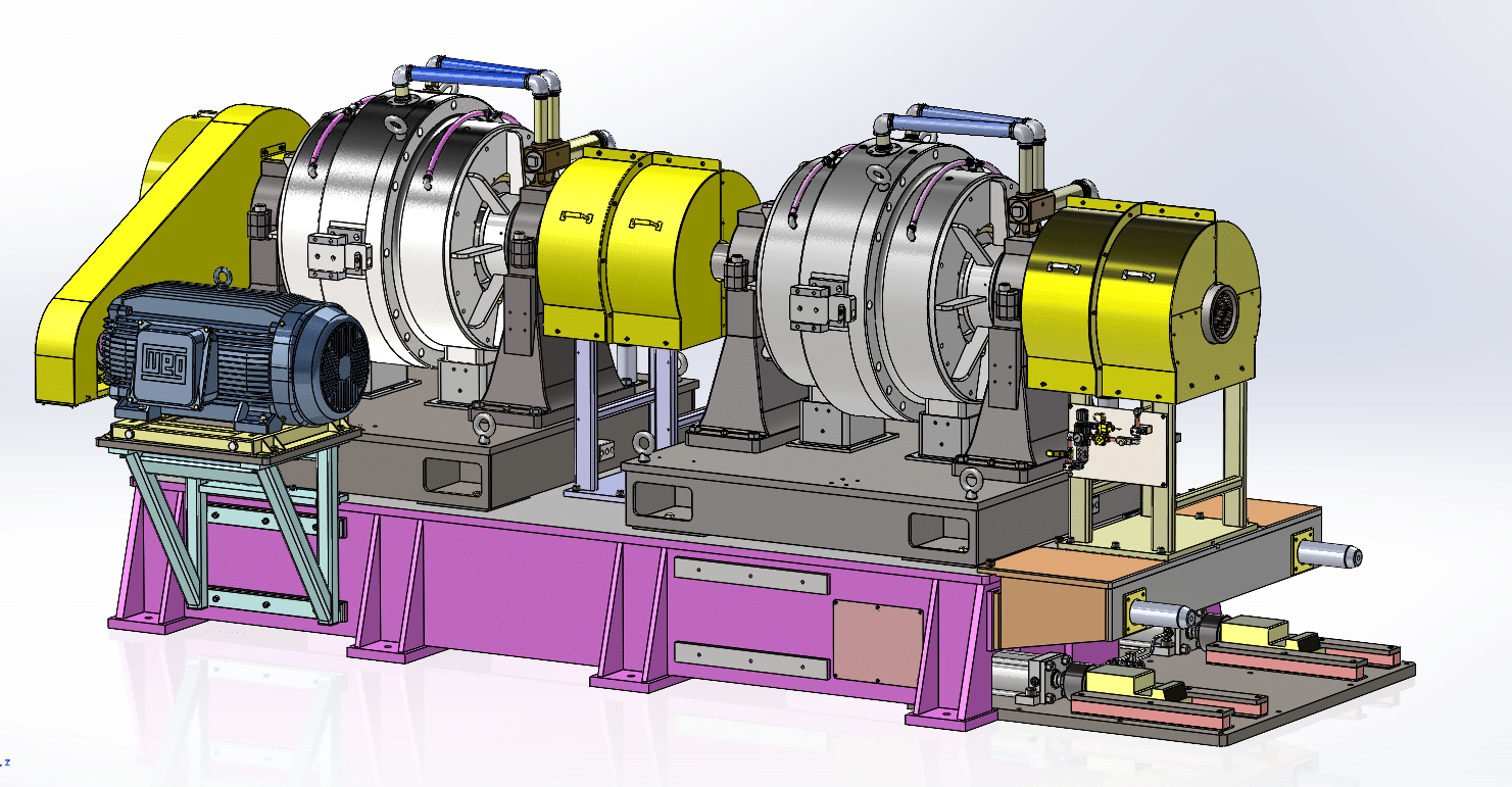 Automated Tandem Dyno System drawing